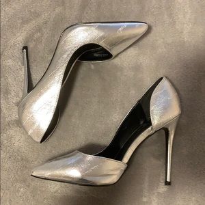Silver Pumps- Never worn
